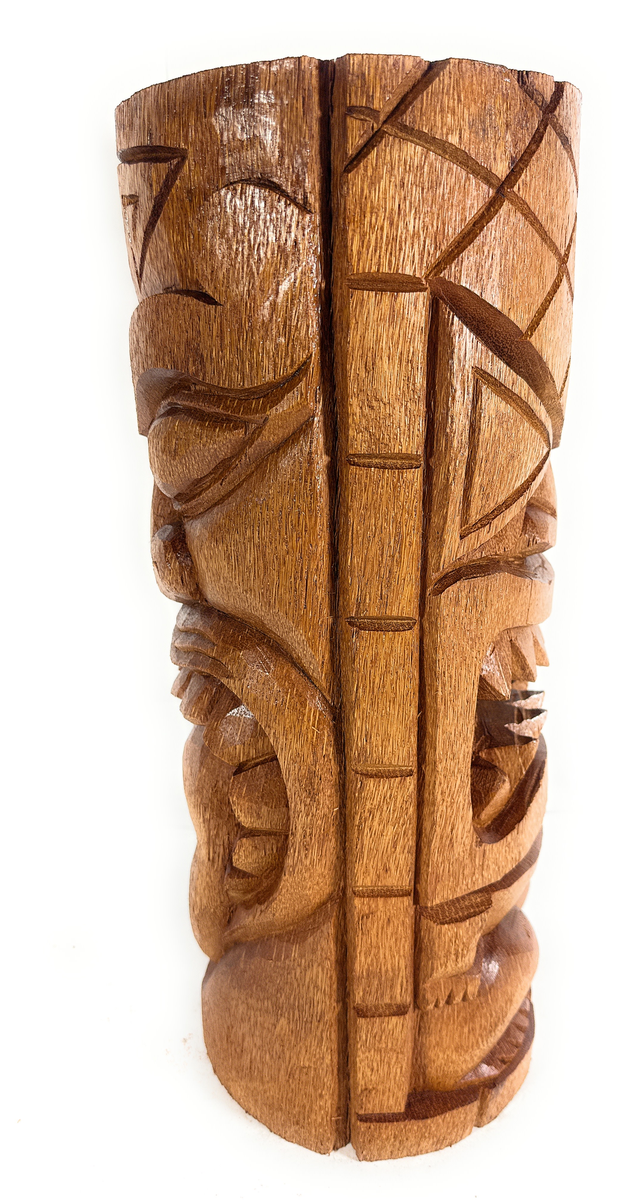 360 Degrees Carving Tiki Statue 20 inch Totem Pole | #lbj306150 360 Degrees Carving Tiki Statue 20 inch Totem Pole | #lbj306150